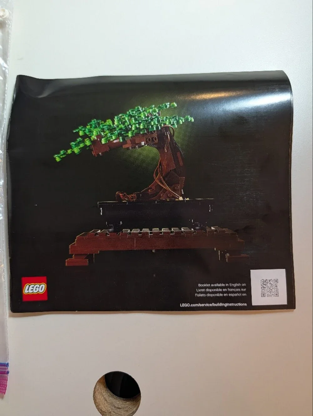 LEGO Bonsai Tree Instruction Manual & Pieces